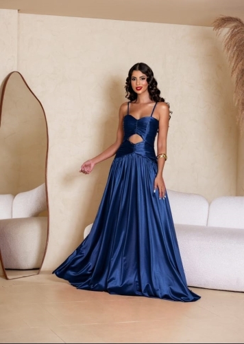L557-Vestido azul marinho-42